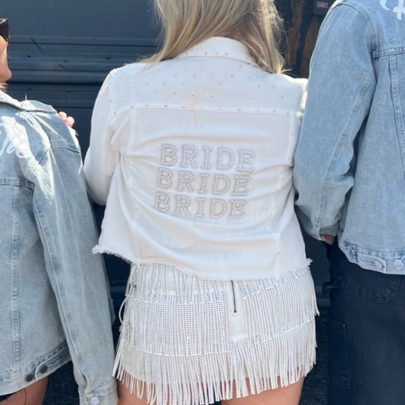 Bride Jean Jacket - size Large - Picture 6 of 6